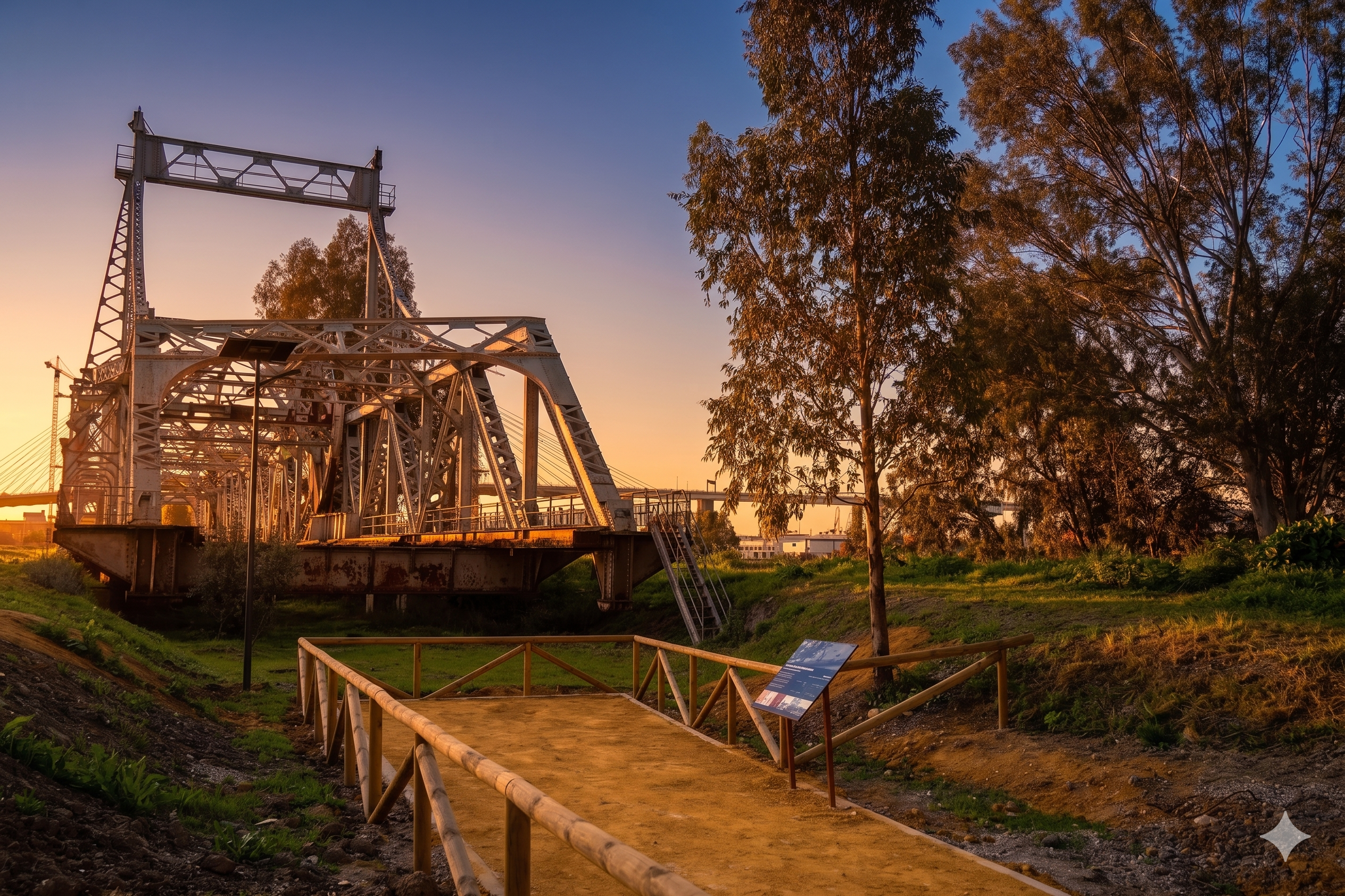 Puente abierto: Miradas al atardecer. Microvisitas gratuitas al puente de Alfonso XIII